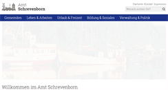 Desktop Screenshot of amt-schrevenborn.de